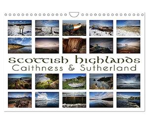 Scottish Highlands - Caithness & Sutherland / UK-Version (Wall Calendar 2027 DIN A4 landscape), CALVENDO 12 Month Wall Calendar: 72 stunning photographs from Caithness & Sutherland