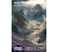 Scottish Highlands Cross stitch pattern book | Nature series | Flower cross stitch | Botanical embroidery