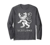 Scottish Rampant Lion Shirt Scotland Tee Rugby Football Manche Longue