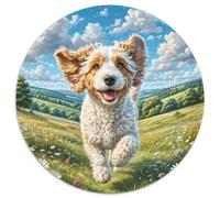 Scottish Sanglierhound 1000 Pièce Jigsaw Puzzles Jeux ÉduChatifs Créatif Puzzle Rond Jeu De Défi Unique pour Adultes Et Enfants 1000pcs (67.5x67.5cm)