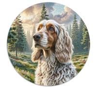 Scottish Sanglierhound 1000 Pièce Jigsaw Puzzles Jeux ÉduChatifs Créatif Puzzles Ronds Belle Décoration Puzzle pour Cadeaux De Voyage, Présent 1000pcs (67.5x67.5cm)
