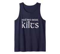 Scottish Souvenir for Scotland Lovers - Real Men Wear Kilts Débardeur