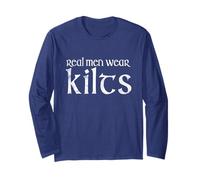 Scottish Souvenir for Scotland Lovers - Real Men Wear Kilts Manche Longue