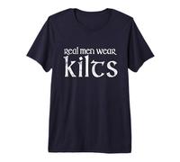 Scottish Souvenir for Scotland Lovers - Real Men Wear Kilts T-Shirt Haut de Gamme