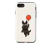 Scottish Terrier Ballon Amusant Motif Chien écossais rétro Coque pour iPhone SE (2020) / 7/8