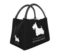 Scottish Terrier Boîte à Lunch Femmes Scottie Chien Thermique Glacière Alimentaire Sac à Lunch Isolé Bureau Hôpital Pinic Conteneur