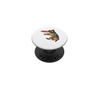 Scottish Terrier Fetch Frisbee Attraper Les Amoureux des Chiens PopSockets PopGrip Adhésif