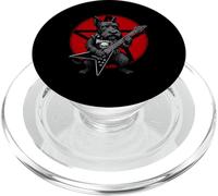 Scottish Terrier Heavy Metal Guitar Rock Lover PopSockets PopGrip pour MagSafe