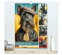 Scottish Terrier. Würdevoller und robuster Gentlemen (hochwertiger Premium Wandkalender 2027 DIN A2 hoch), Kunstdruck in Hochglanz: Eine liebevolle ... Charme des Scottish Terriers