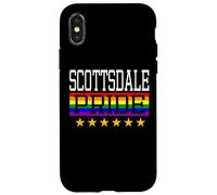 Scottsdale Pride Arizona Drapeau Arc-en-Ciel Gay Lesbienne Queer LGBT Coque pour iPhone X/XS