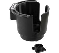 Scotty Support à Boisson avec hublot/Plat-Bord Plat (Noir)