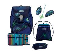 Scout Alpha, set de 4 cartables Superflash bleu