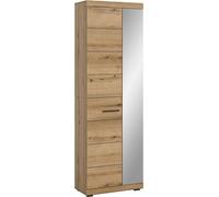 Scout armoire de rangement 1 porte, 1 porte vitrée chêneReproduction.