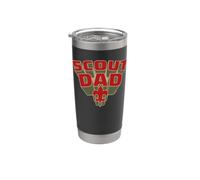Scout Dad! Scouts BSA Scouting America Comic Book Style Art Gobelet isotherme en acier inoxydable double paroi