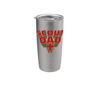 Scout Dad! Scouts BSA Scouting America Comic Book Style Art Gobelet isotherme en acier inoxydable double paroi