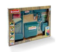 Scout Kit d'explorateur : ceinture d'aventure réglable en néoprène pour enfants avec sifflet de signalisation, mousquetons, boussole, petit sac, porte-lampe et porte-bouteille, parfait pour les petits
