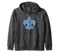Scout Law Fleur De Lis Typography Scouting Sweat à Capuche