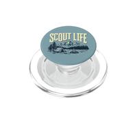 Scout Life Camping Retro Scouting Graphic PopSockets PopGrip pour MagSafe