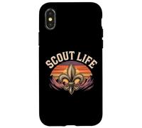 Scout Life Montagne Coucher de Soleil pour Scouts Coque pour iPhone X/XS