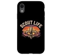 Scout Life Montagne Coucher de Soleil pour Scouts Coque pour iPhone XR