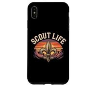 Scout Life Montagne Coucher de Soleil pour Scouts Coque pour iPhone XS Max