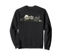 Scout Life Vintage Train & Nature Locomotive Graphic Sweatshirt