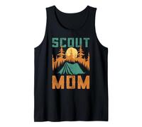 Scout Mom Camping Outdoor Troop Parent Adventure Life Débardeur
