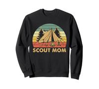 Scout Mom Camping Outdoor Troop Parent Adventure Life Sweatshirt