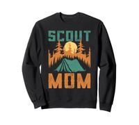 Scout Mom Camping Outdoor Troop Parent Adventure Life Sweatshirt