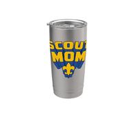 Scout Mom! Cub Scouts Scouting America Comic Book Style Art Gobelet isotherme en acier inoxydable double paroi