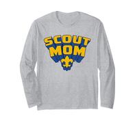 Scout Mom! Cub Scouts Scouting America Comic Book Style Art Manche Longue