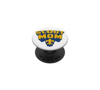 Scout Mom! Cub Scouts Scouting America Comic Book Style Art PopSockets PopGrip Adhésif