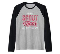 Scout Mom Fière Scoute Maman des Scouts Manche Raglan