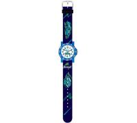 SCOUT Montre bleu / bleu foncé / vert, Taille One Size