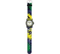 SCOUT Montre bleu foncé / jaune / vert, Taille One Size