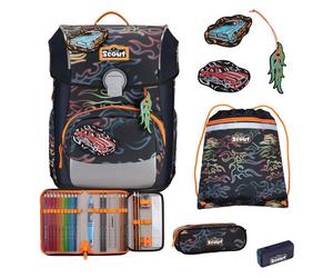 Scout Neo Exklusiv Safety Light Set de cartables 5 pièces noir