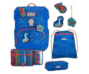 Scout Neo Exklusiv Superflash Set de cartables 4 pièces bleu