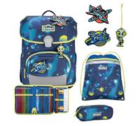 Scout Neo LED Set de cartables 8 pièces bleu