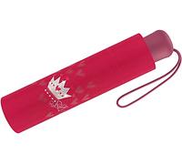 Scout Parapluie de poche pour enfant avec bandes réfléchissantes extra léger, Red Princess, 90 cm, Princesse ludique