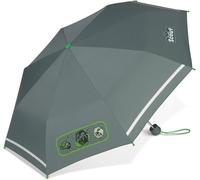 Scout Parapluie De Poche Pour Enfant Avec Bandes Réfléchissantes T-Rex Dinosaurie, Gris, S, Playful