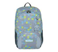 Scout Sac à dos vert bleu clair pour fille et garçon - Adventure Backpack Squares 330658