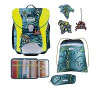 SCOUT sac d'école Basic Micro Set 4 pièces Action gris-vert