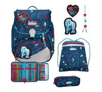 Scout Kit cartable Alpha 4 pièces bleu
