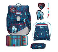 Scout sac d'école LED Alpha Set 4-teilig White Unicorn
