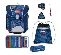 Scout Micro Set de cartables 7 pièces bleu