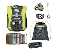 SCOUT sac d'école Superflash Extreme Micro Set 4 pièces Soccer Star gris