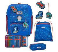 Scout Set de cartables Genius 4pcs. Superflasch bleu