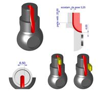 Scout Telecomunicazioni Support D´antenne à Double Articulation En Abs