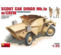 Scout Voiture Dingo Mk 1a W / Crew 1:3 5 Plastique Model Kit Miniart
