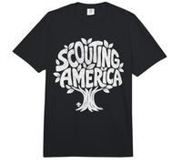 Scouting America Distressed Nature Tree Typography Graphic Comfort Colors Adult Heavyweight T-Shirt